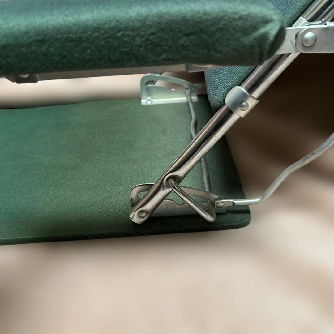 座椅子 2個セット 緑 グリーン 色アセ有り 昭和レトロ 当時もの