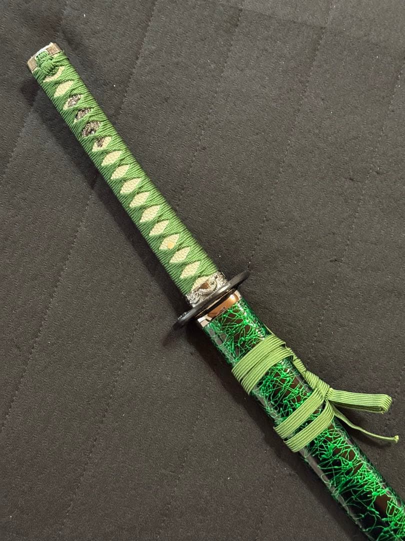 刀　かたな　剣　美品　緑雲塗鞘　大刀　長尺　模造刀　美術刀　舞踊　大衆演劇　芝居