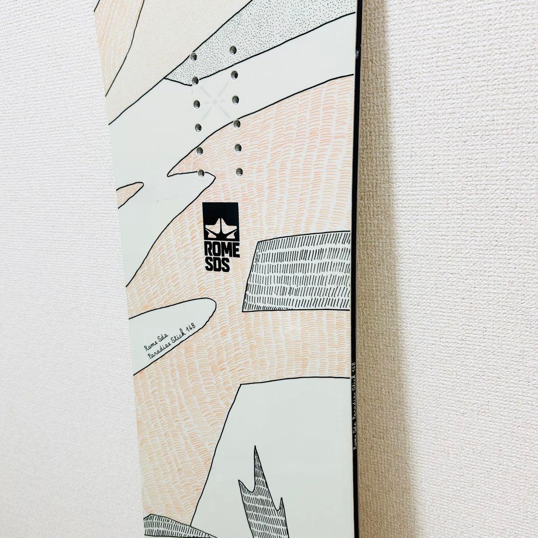 極美品 ROME×KM4K paradise stick 148 スノボ