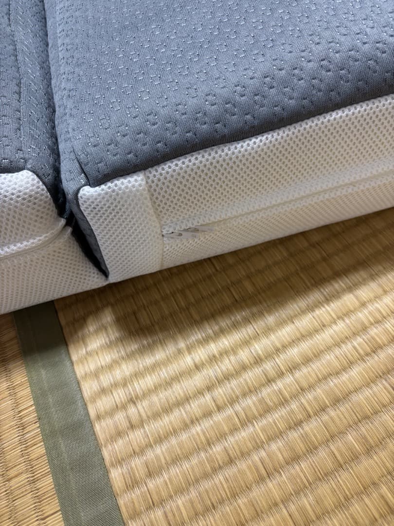 西川 3つ折り 体圧分散マットレス (セミダブル)