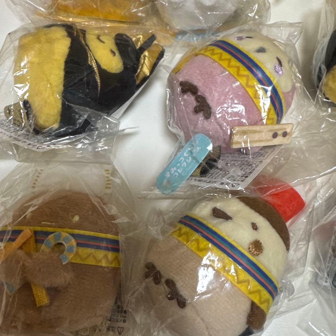 すみっこぐらし　てのりぬいぐるみエジプト展限定８点