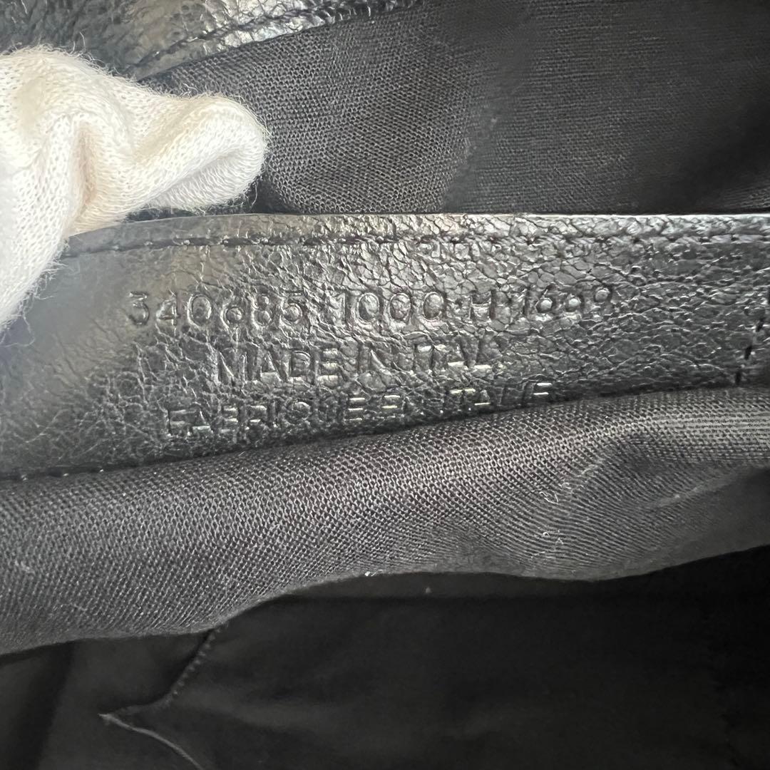 未使用級✨バレンシアガ SQUASH ボストンバッグ 2way レザー ブラック