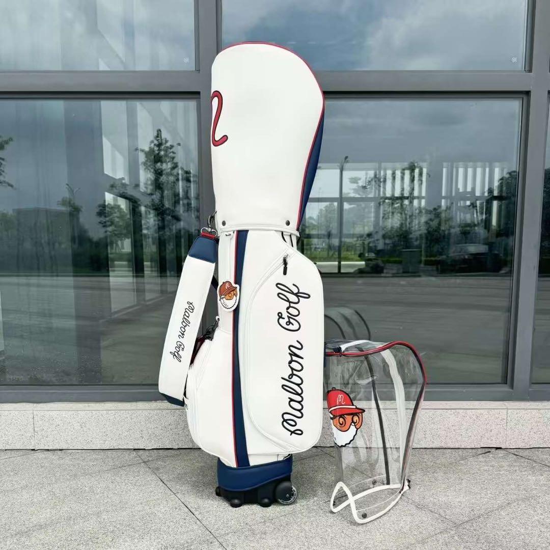 マルボンゴルフバッグ malbon golf キャディバッグ  キャスター型