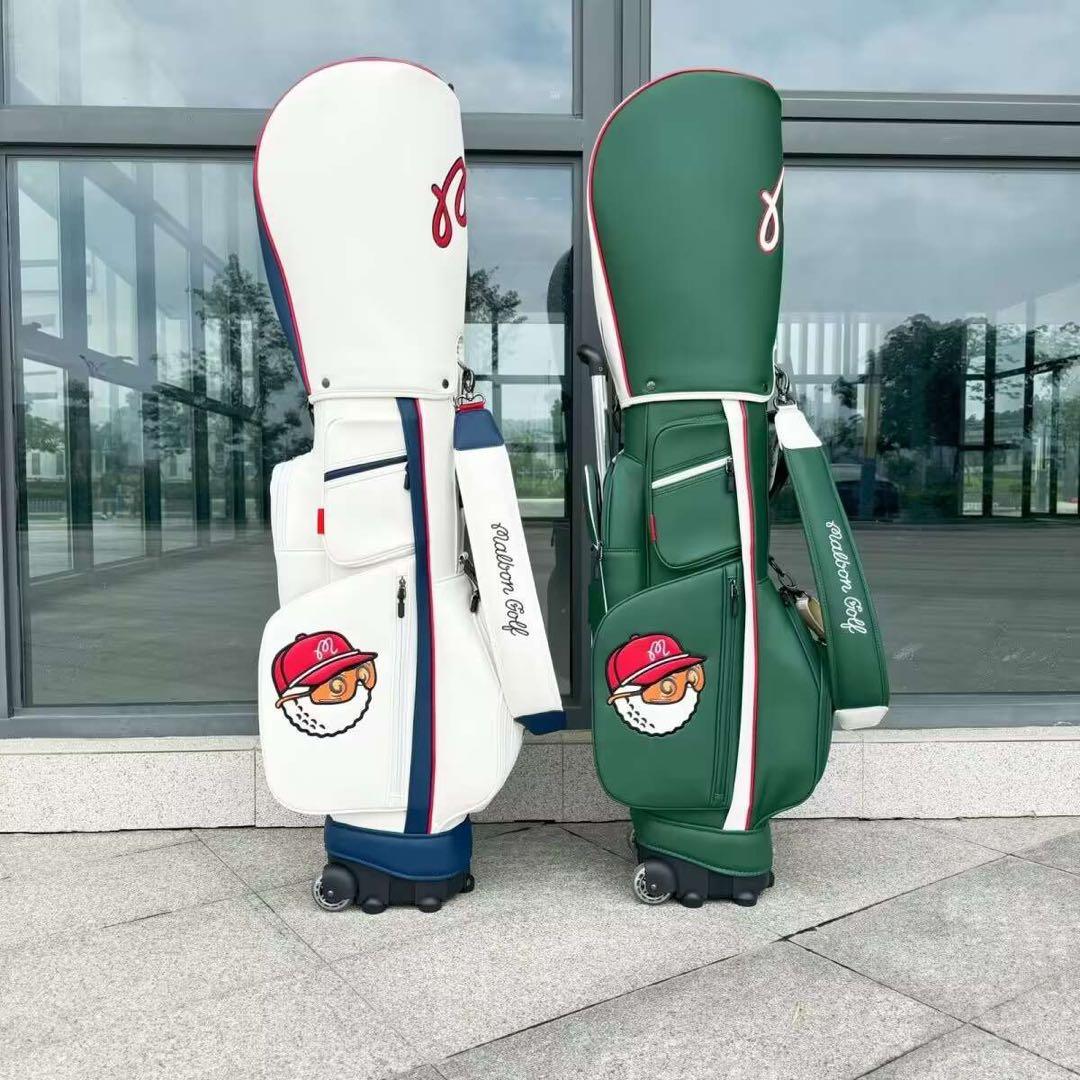 マルボンゴルフバッグ malbon golf キャディバッグ  キャスター型
