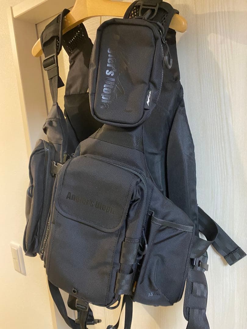 N*様 アピア アングラーズサポートベストVer.4 ブラック×ブラック