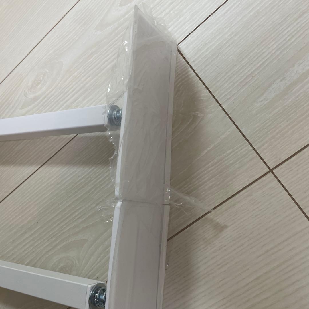 幅80cmセット 突っ張り壁面収納Nポルダディープ ホワイト(未使用)