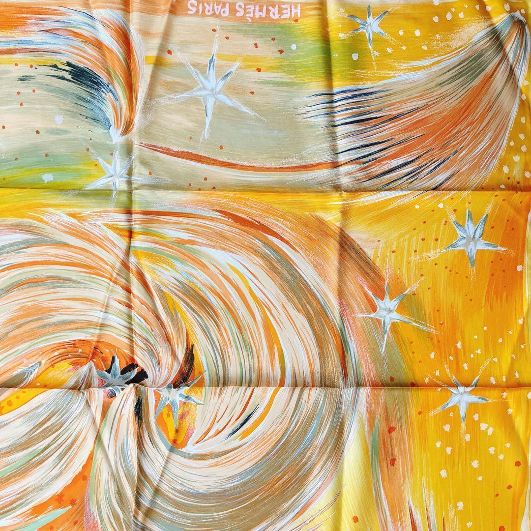 HERMES エルメス スカーフ カレ90 天の火 FEUX DU CIEL