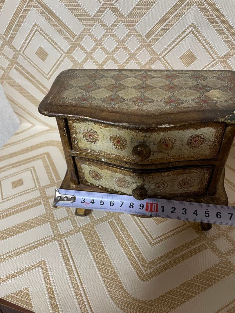 フランスアンティーク風　小物入れ　小引き出し　ブロカント