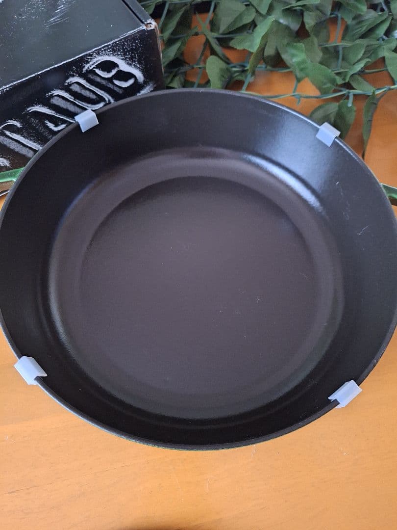 【美品】STAUBストウブ ブレイザーソテーパン　バジル グリーン　28cm