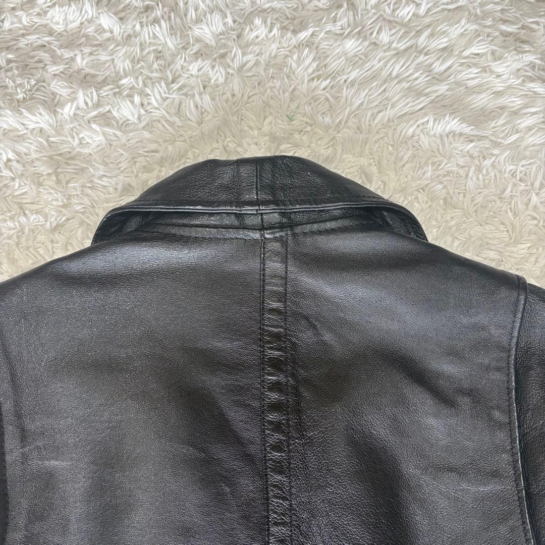 life at your own RISK 黒　ダブルライダースジャケット S