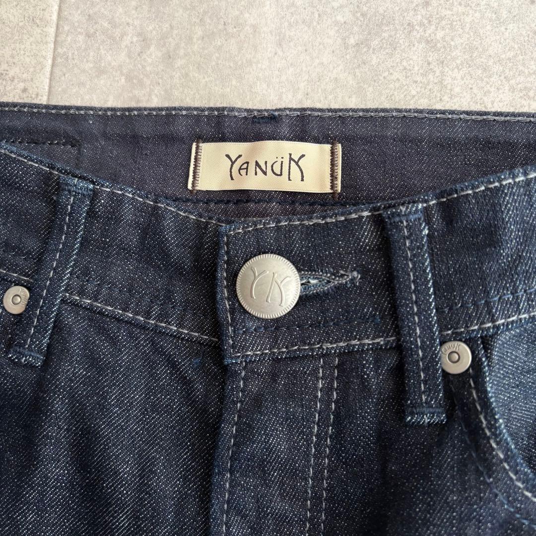 極美品✨近年 YANUK ワイドフレアデニム ワンウォッシュ OWI 23