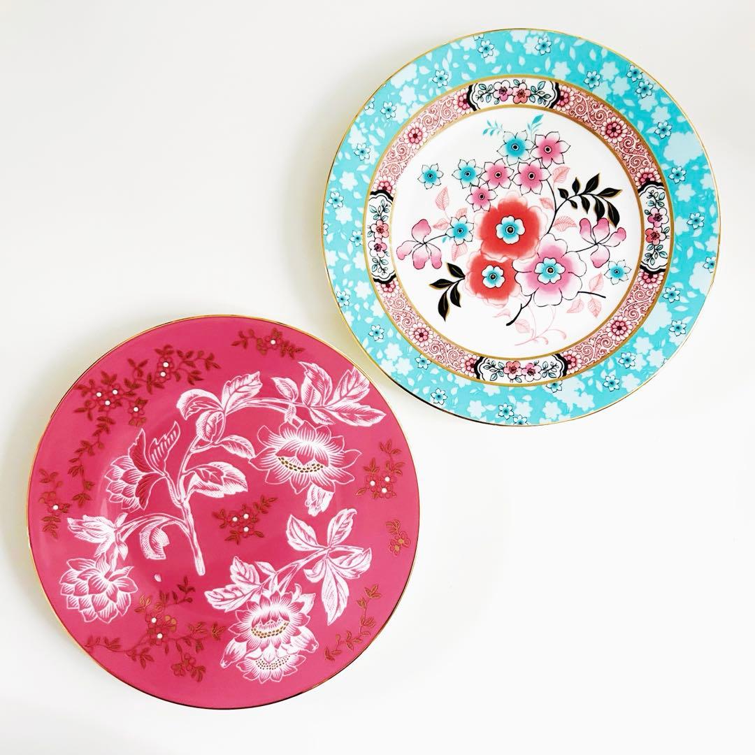 新品 ウェッジウッド ワンダーラスト カメリア トンキン ピンク20cmプレート