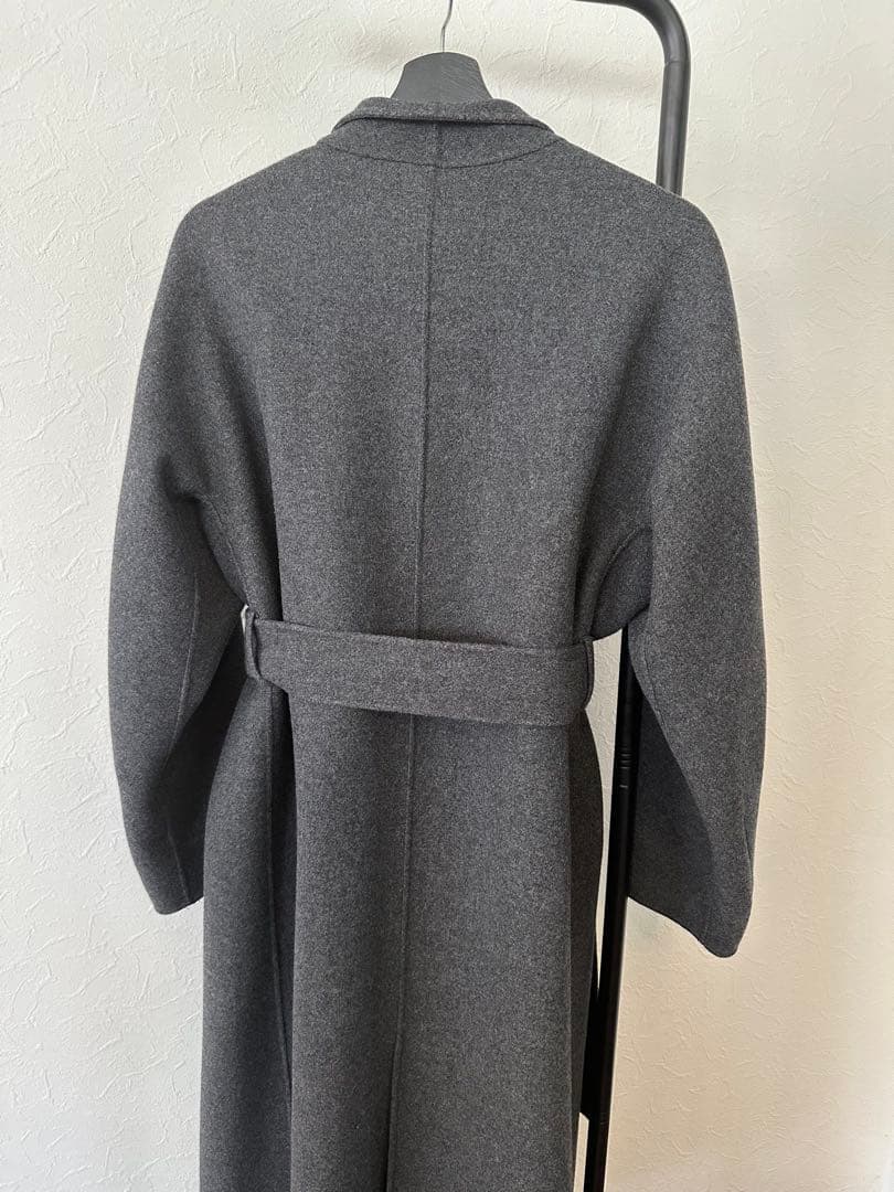 chaosカオスアールスーペリアロングコートグレー