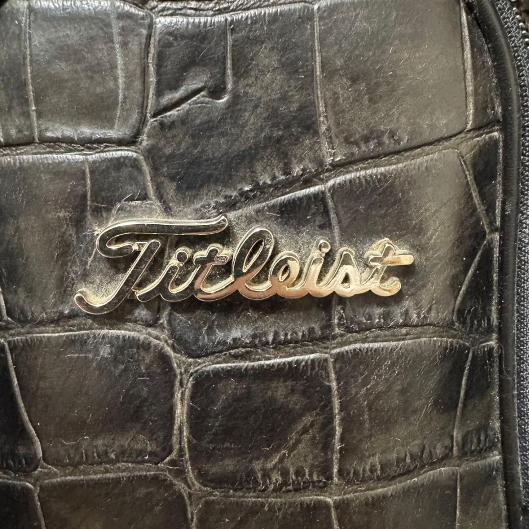 Titleist タイトリスト 限定品 キャディバッグ ゴルフバッグ 革製