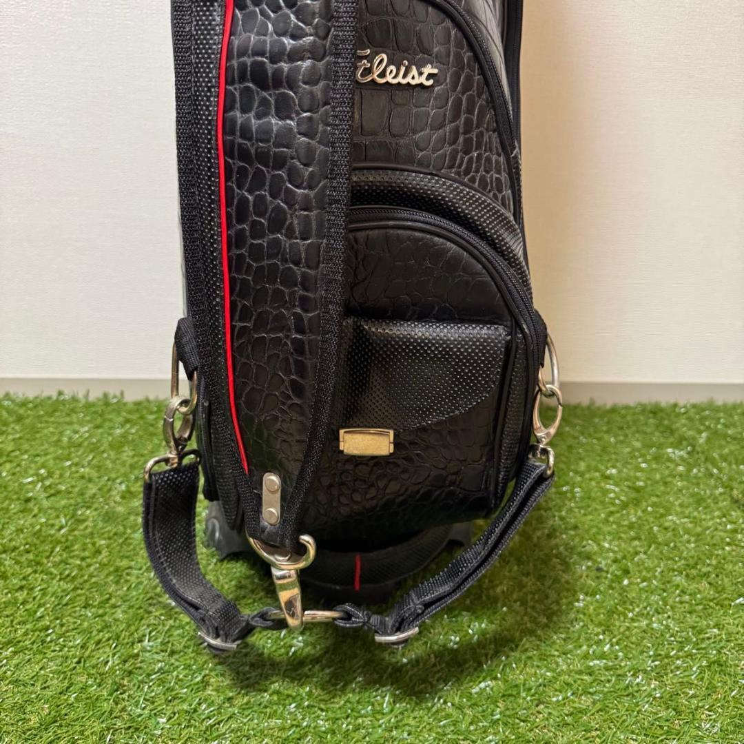 Titleist タイトリスト 限定品 キャディバッグ ゴルフバッグ 革製