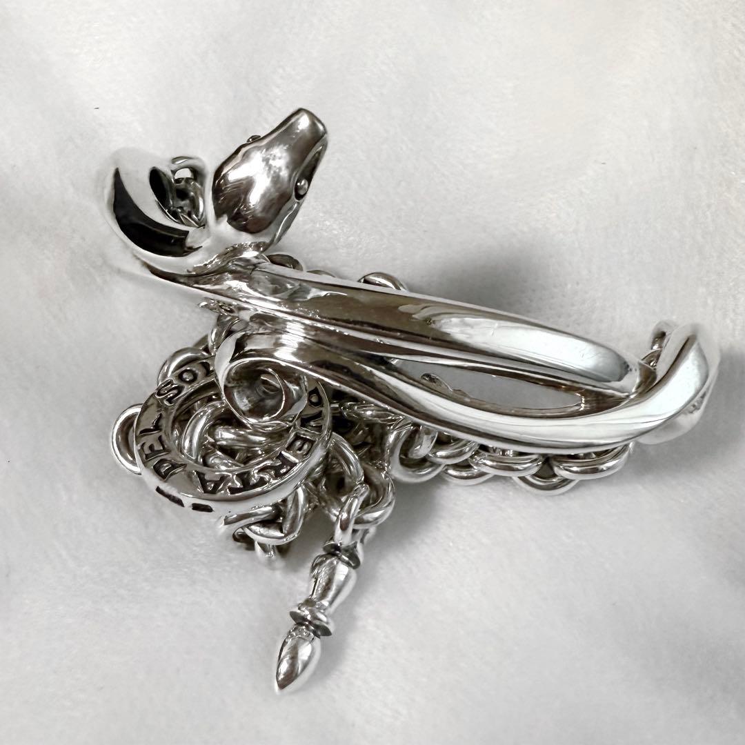 名作 PUERTA DEL SOL スネーク 蛇 二重巻き ブレスレット