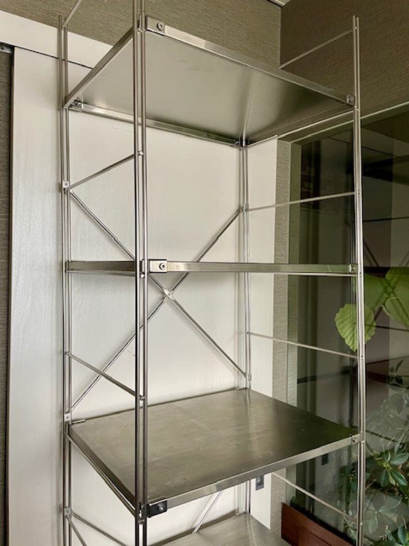 TN KING◾️無印良品 ステンレスユニットシェルフ特大 6段ALLステン