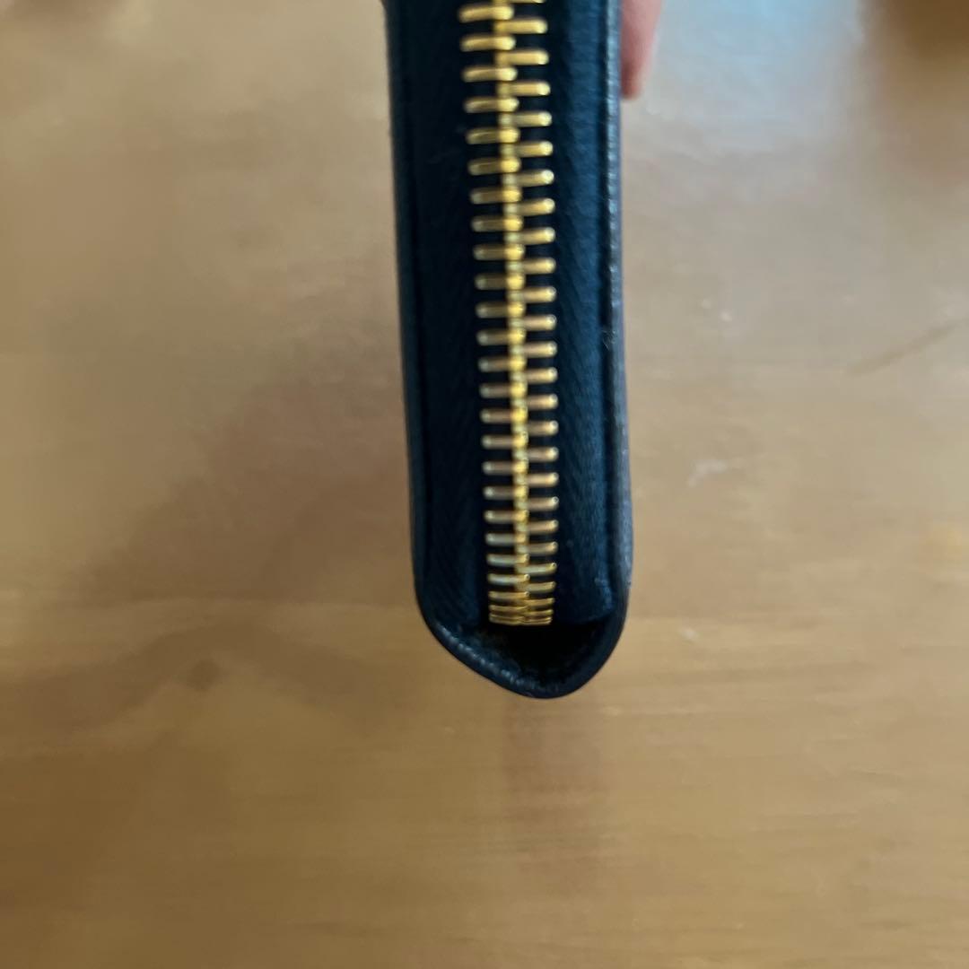 最終値下げ プラダ PRADA  サフィアーノ トライアングル ブルー