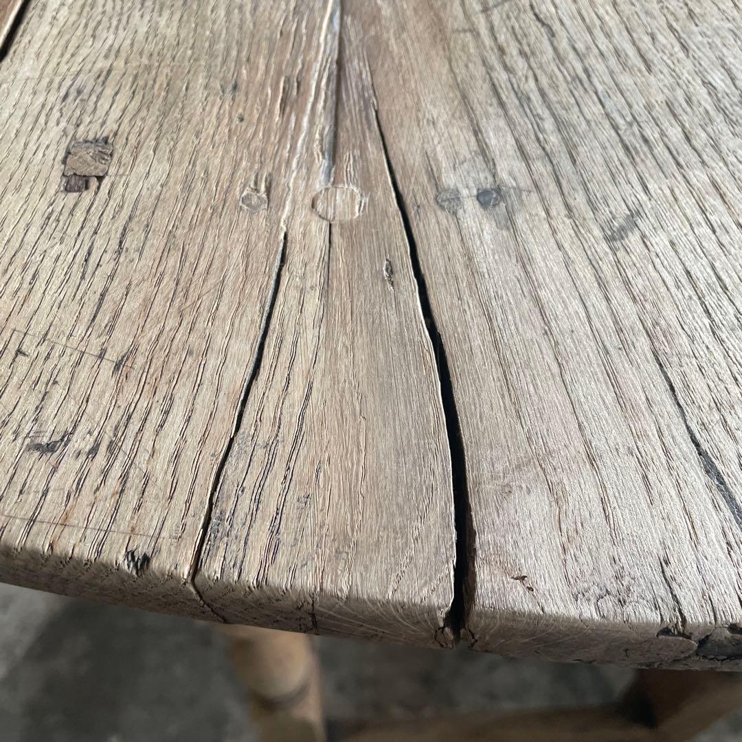 年末・年始SALE ゲートレッグテーブル ドロップリーフテーブル 剥離