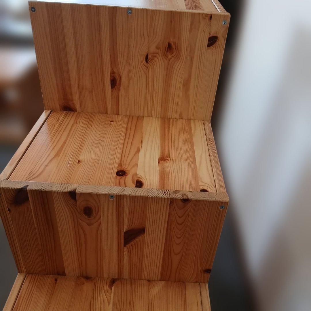 すずりんイケア トロファスト 収納棚　IKEA　階段　棚板1枚付き