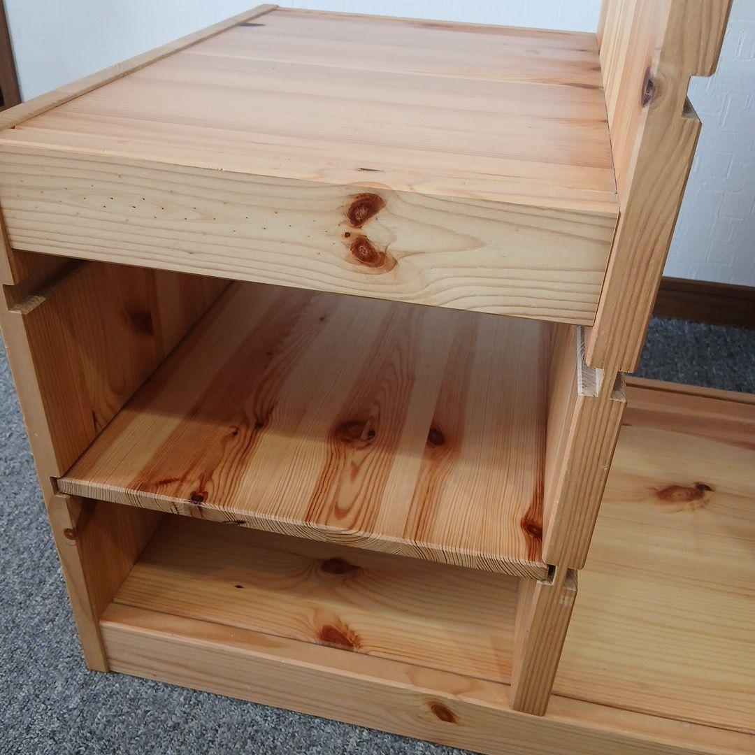 すずりんイケア トロファスト 収納棚　IKEA　階段　棚板1枚付き