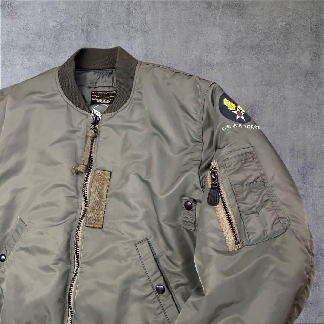 【c2】U.S.AIR FORCE MA-1 フライトジャケット BRONSON