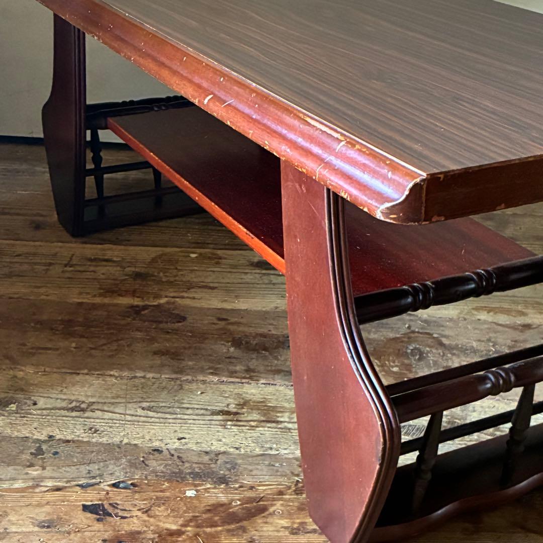 国産ヴィンテージ レトロ マガジンラック センターテーブル