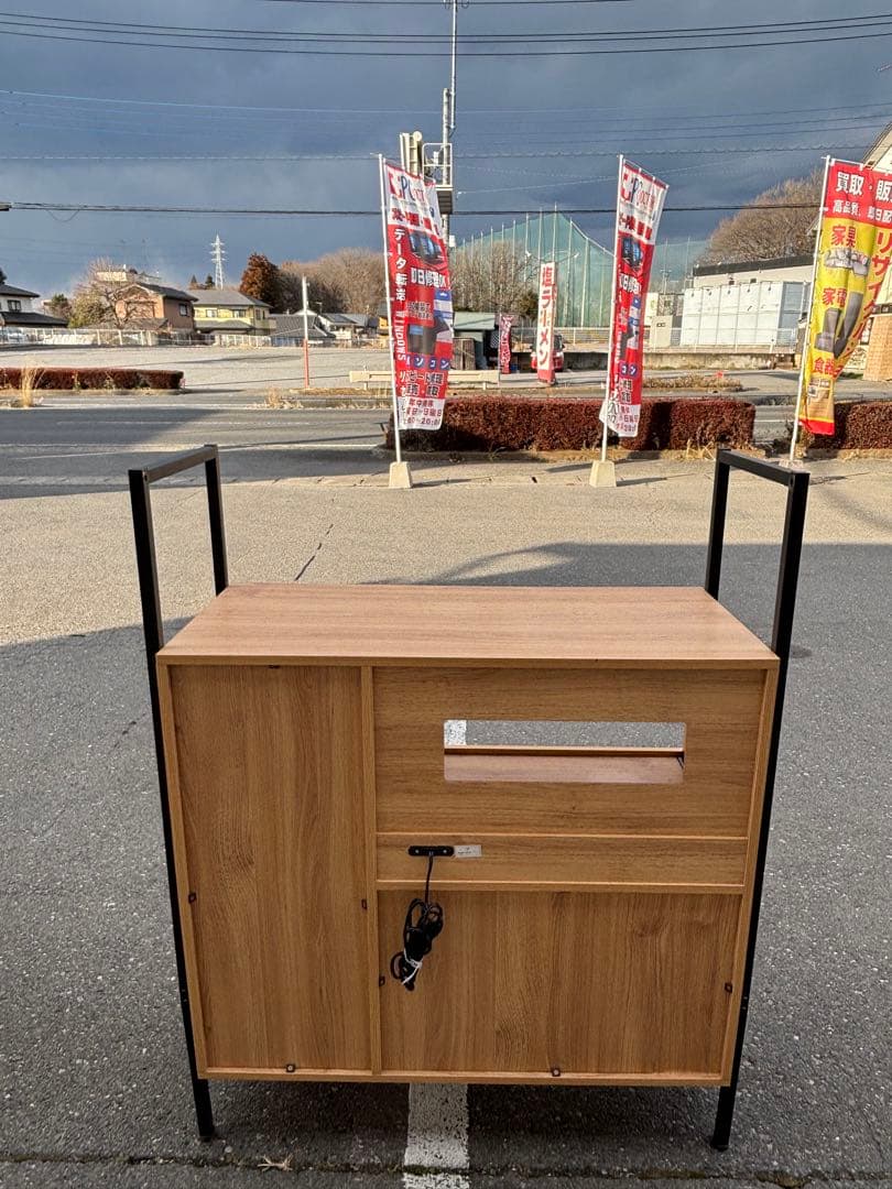 ホームテイスト ヴィンテージレンジ台 GREACK グリック シャビーオーク