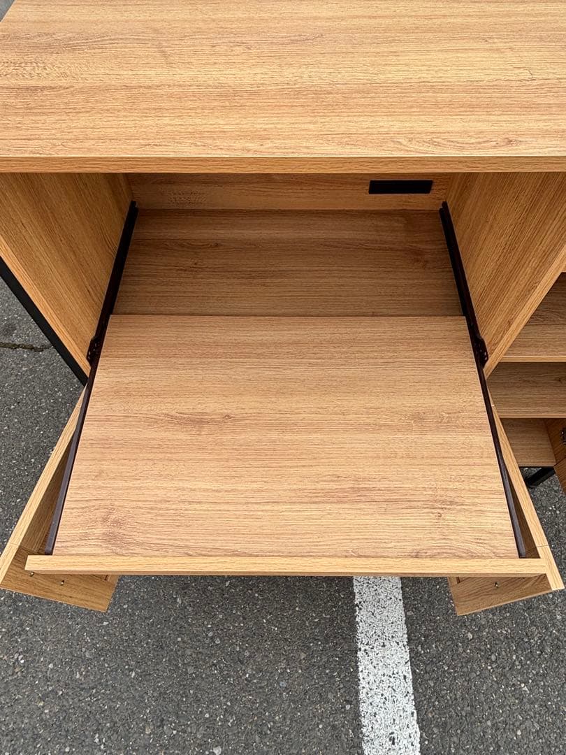 ホームテイスト ヴィンテージレンジ台 GREACK グリック シャビーオーク