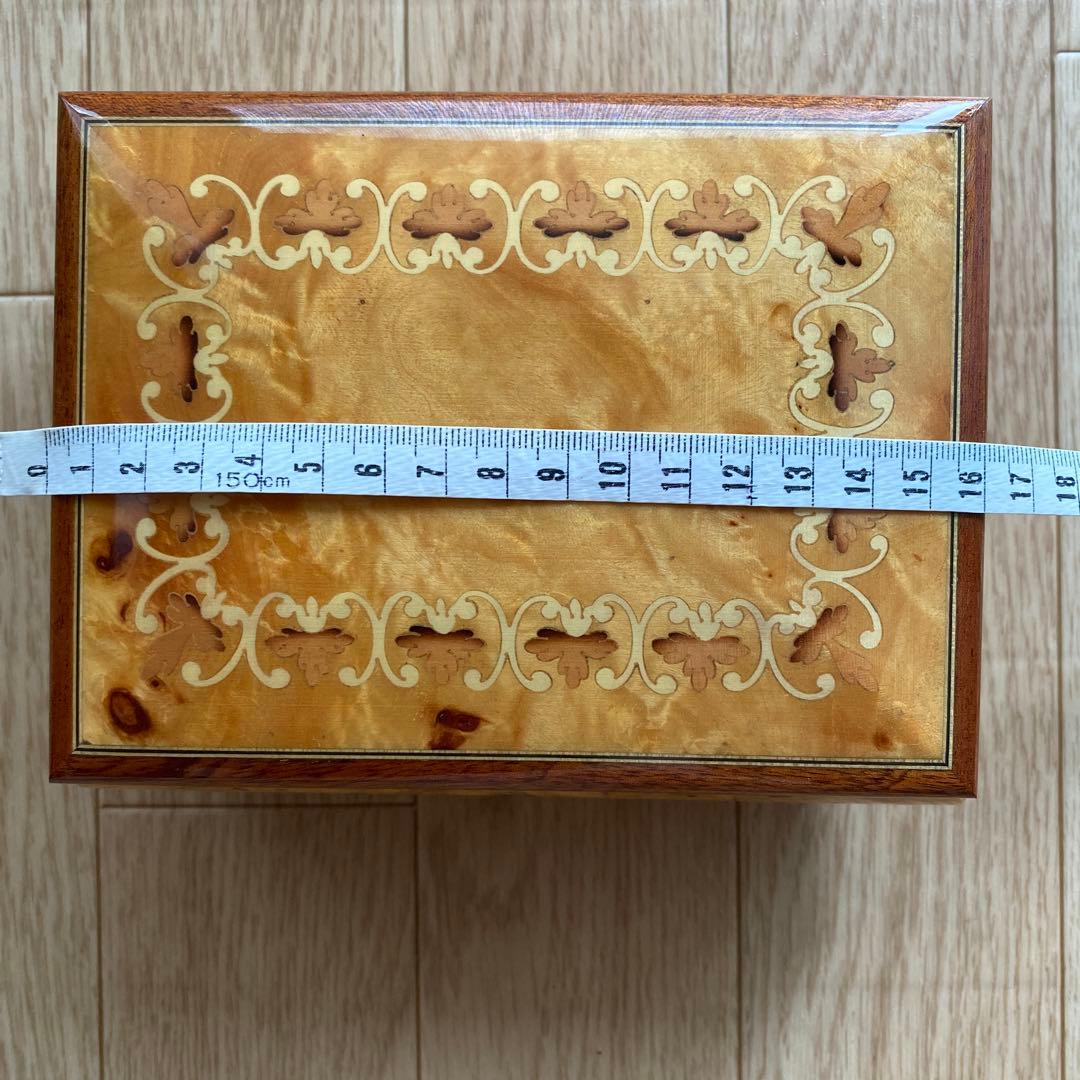 手巻きオルゴール イタリア製　アンティーク