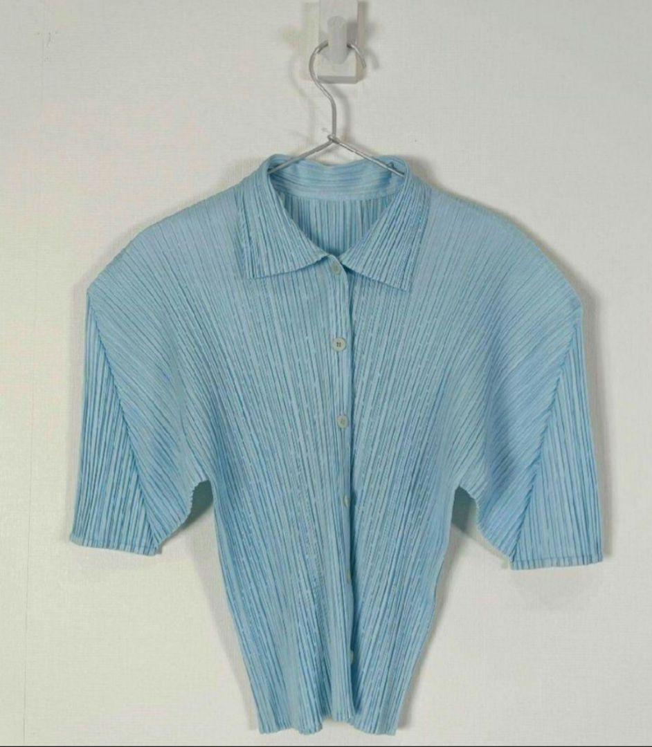 PLEATS PLEASE シャツ ブラウス【サイズ4 XL相当】【美品】