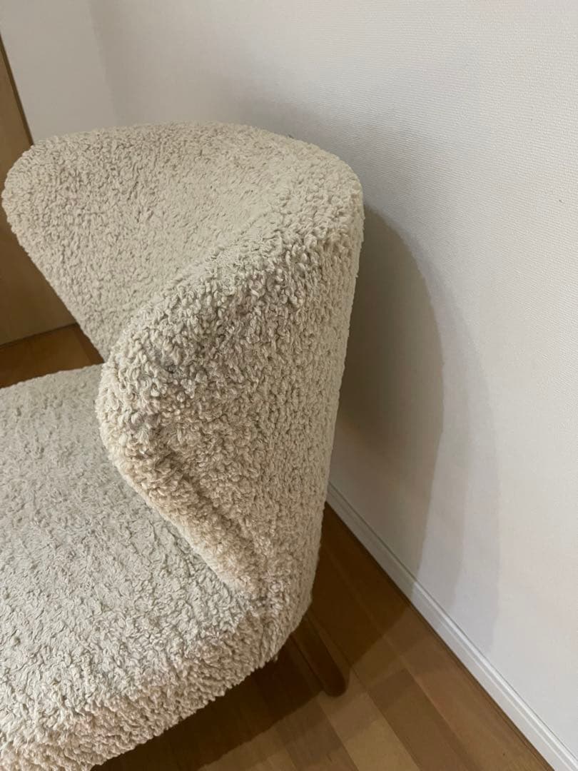 【セット】アームチェアナチュラルカラー　テリー　スツールセット