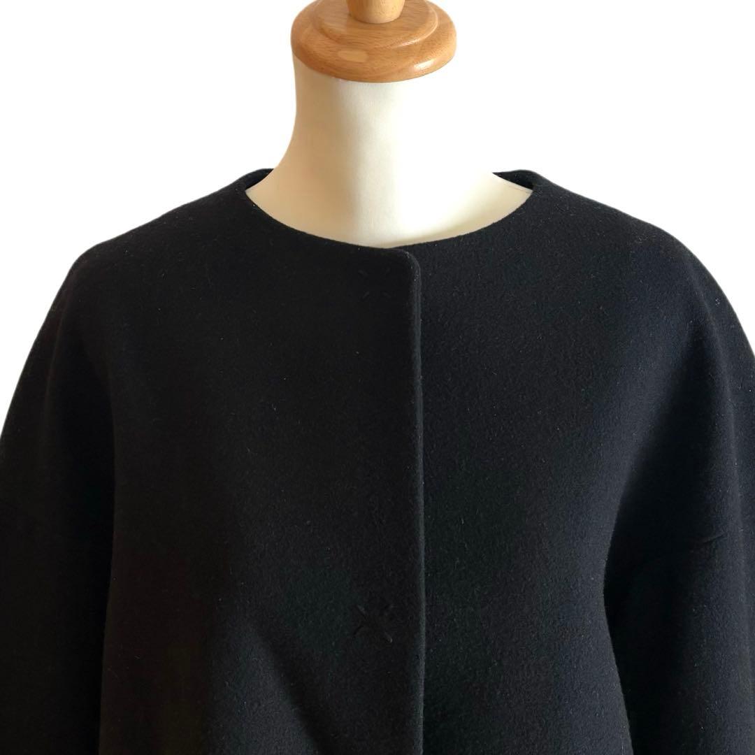 【BEARDSLEY】 後ろぷっくりウールショートコート