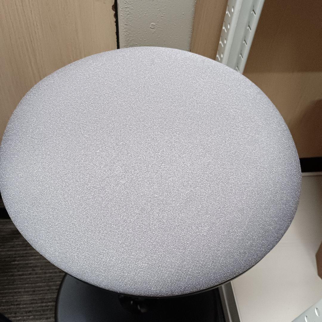 オカムラ　ピルエット　昇降　回転　スツール　スイング脚　グレー　ブラック脚