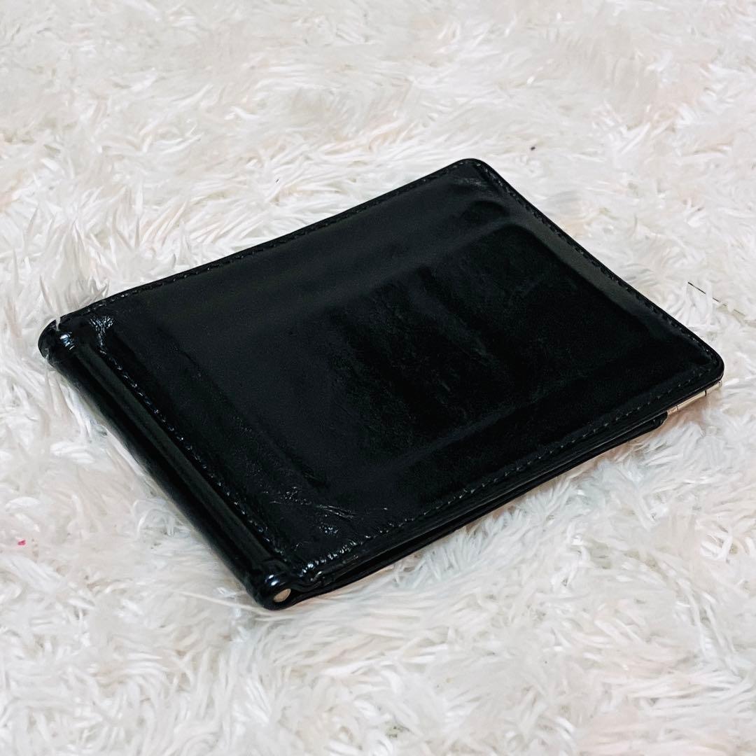 meanwhile コードバン マネークリップ 財布 ブラック 黒