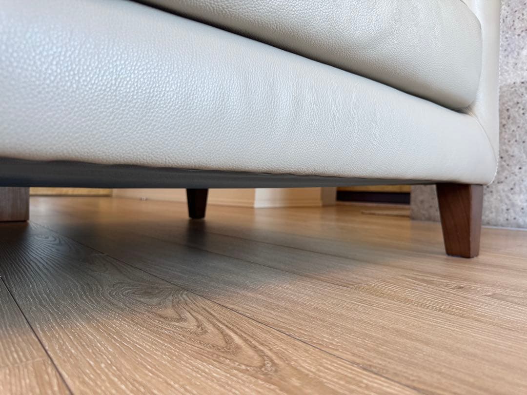 【rbn】 （1/2） アクタス ACTUS L字型ソファ レザー