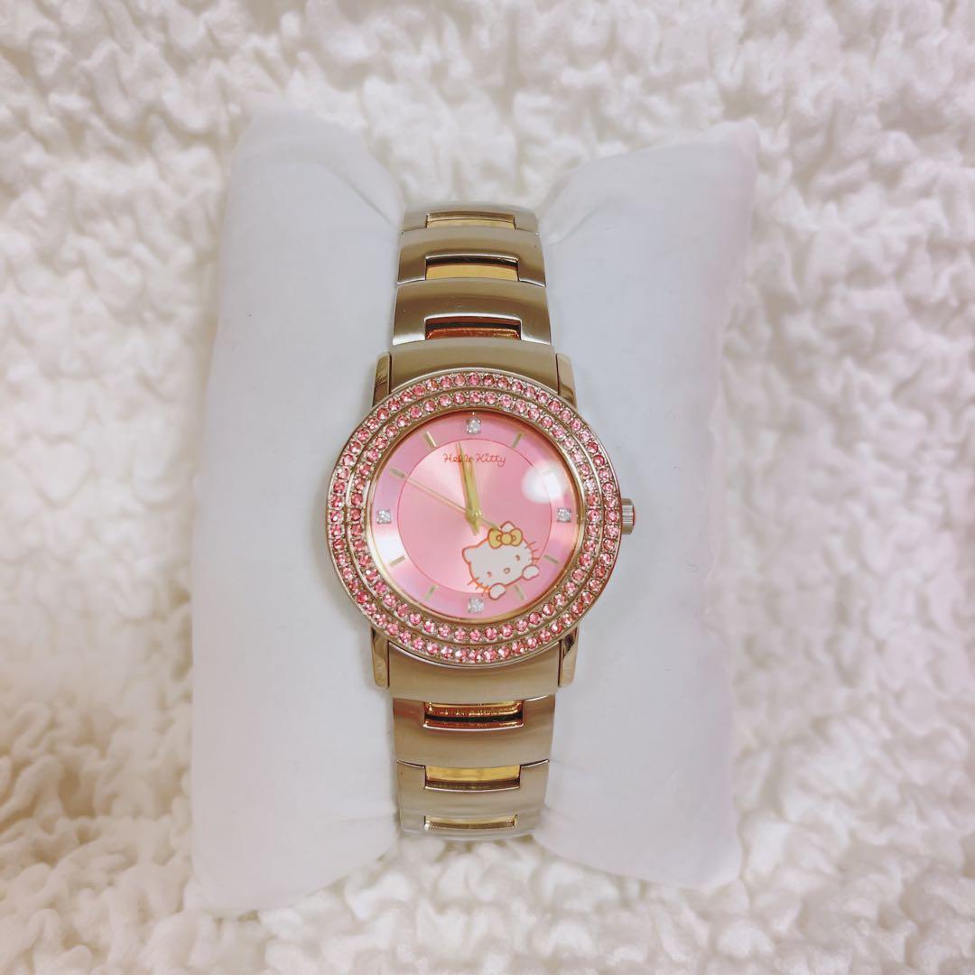 Iku様　ハローキティ　キティちゃん　サンリオ　腕時計　ネックレス　スワロフスキ