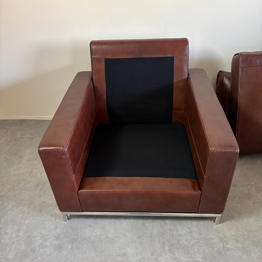 Walter Knoll ノーマン・フォスター デザイン 総革 アームチェア