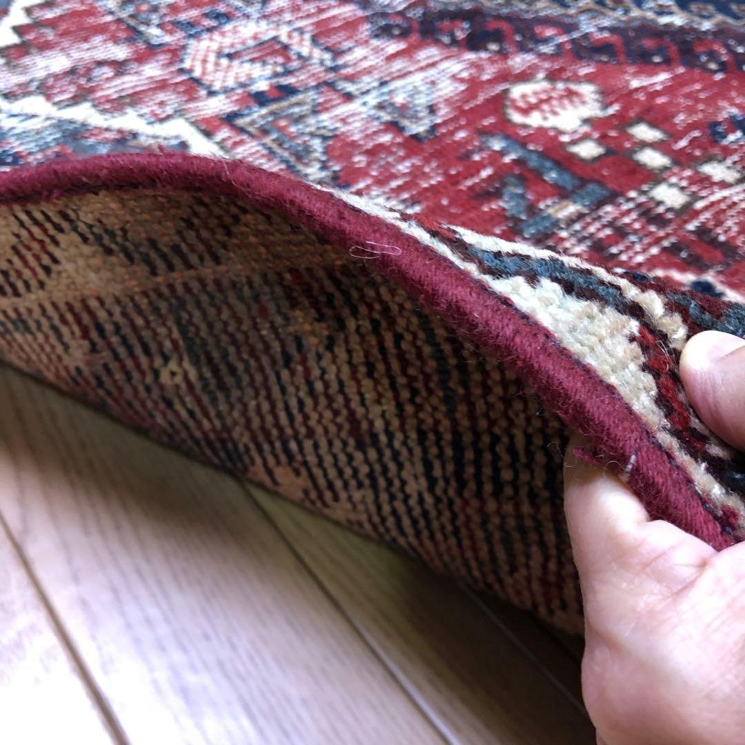 ペルシャ絨毯 ヴィンテージラグ 222×149cm 手織り オールドpersia