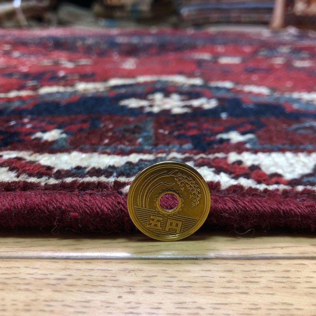 ペルシャ絨毯 ヴィンテージラグ 222×149cm 手織り オールドpersia