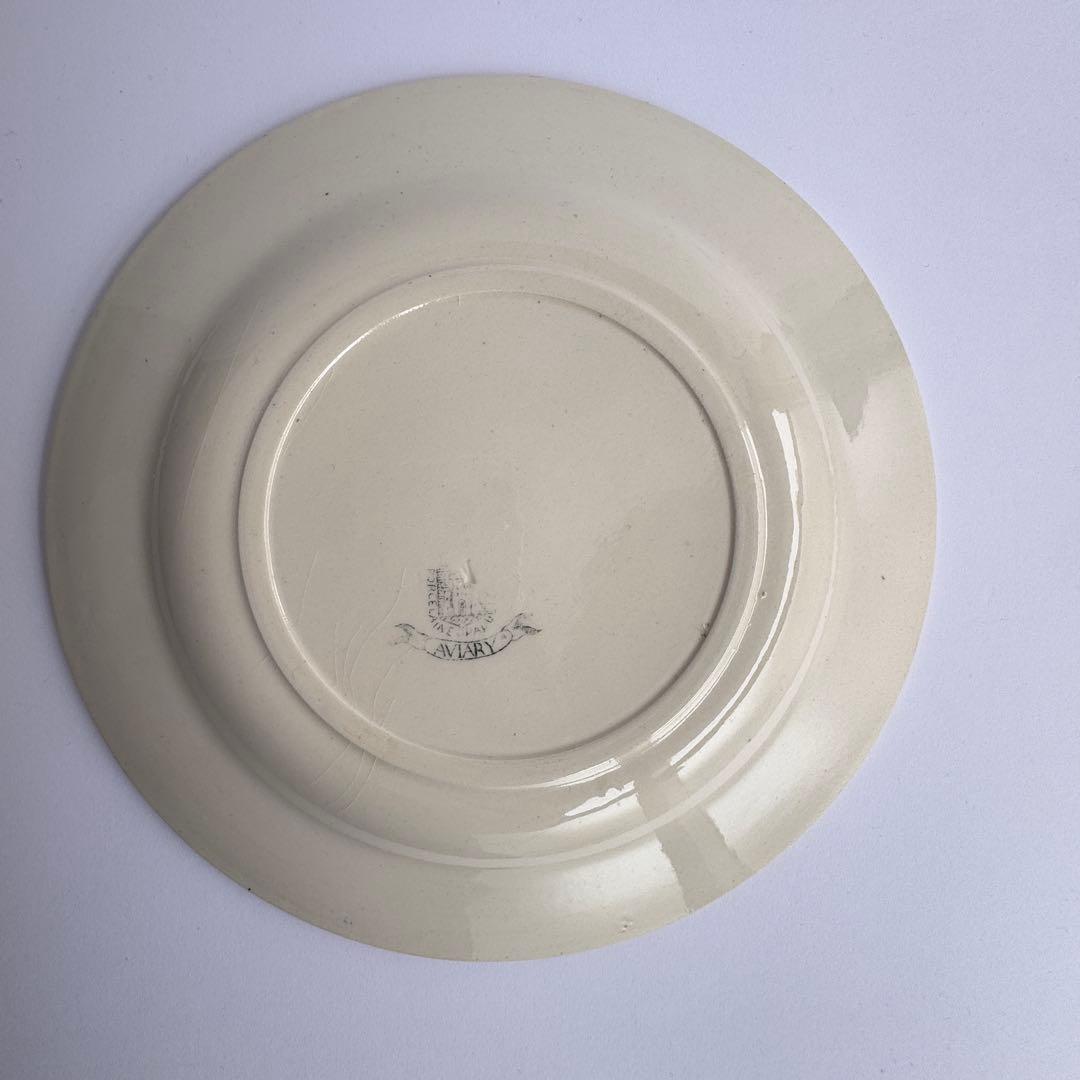 美品　フランスアンティーク　Gien AVIARY ディナープレート