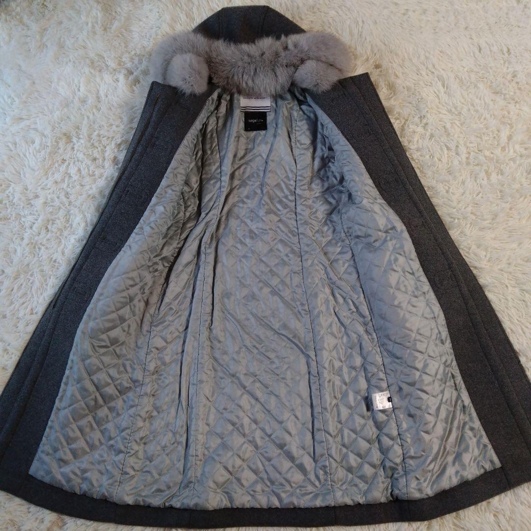 美品✨ボーダーズ アットバルコニー 　　　サガファー フォックス　カシミヤ