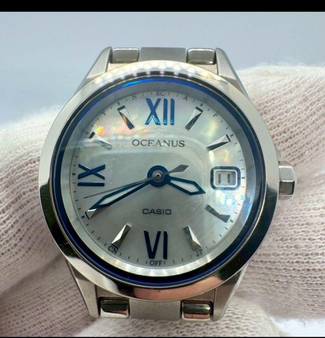 す*こ様 超美品OCEANUS OCW-70PJ-7AJF ブルー 電波ソーラー