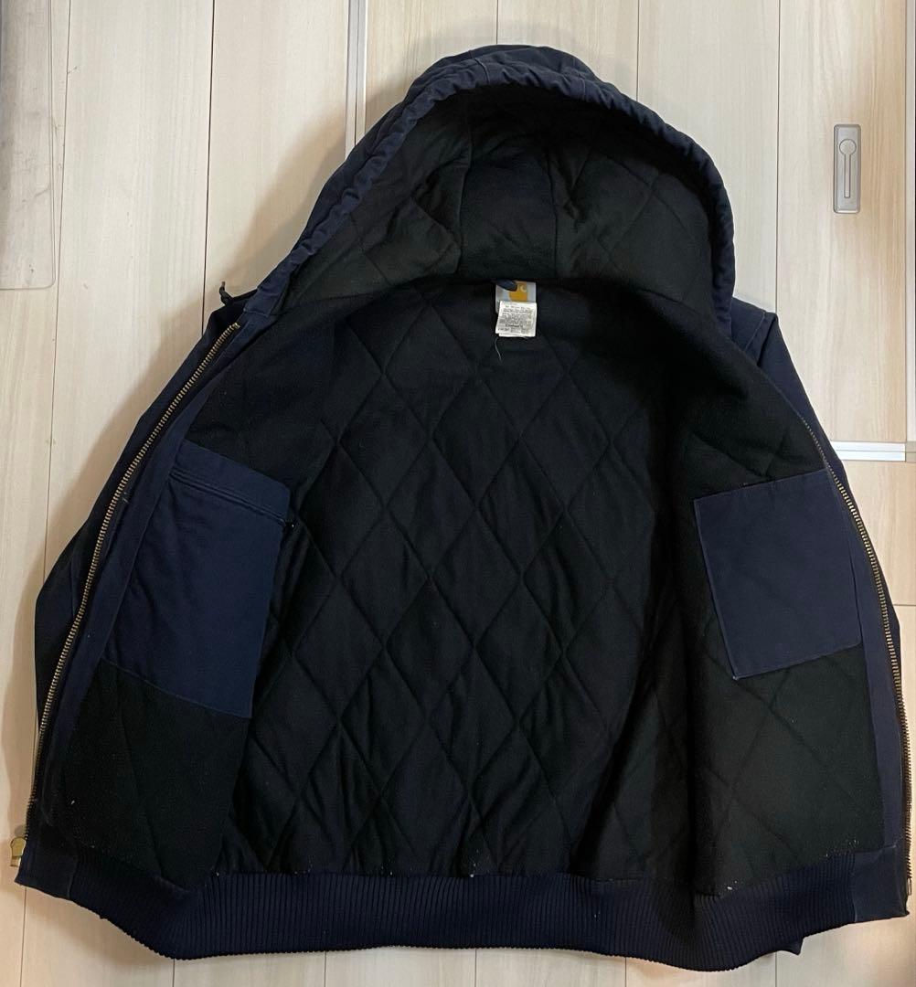 USA製　Carhartt アクティブジャケット ネイビー L