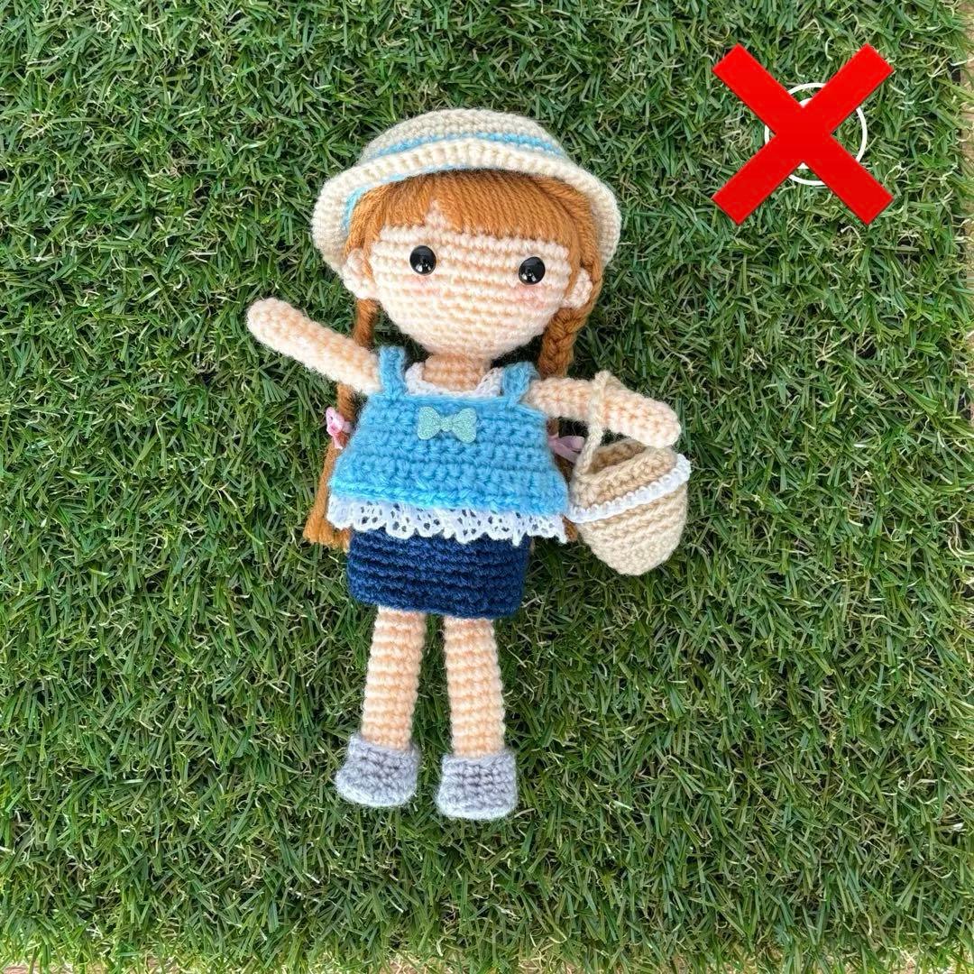 [感謝価格お値下げ] ①〜⑥ 女の子　男の子　あみぐるみ　ハンドメイド