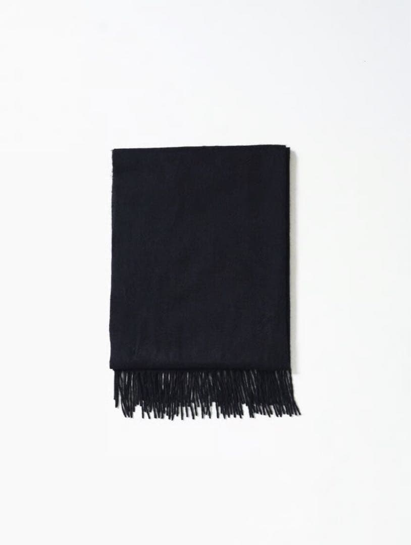 【新品未使用】MB ULTIMATE FABRICカシミア100%ストール(黒)