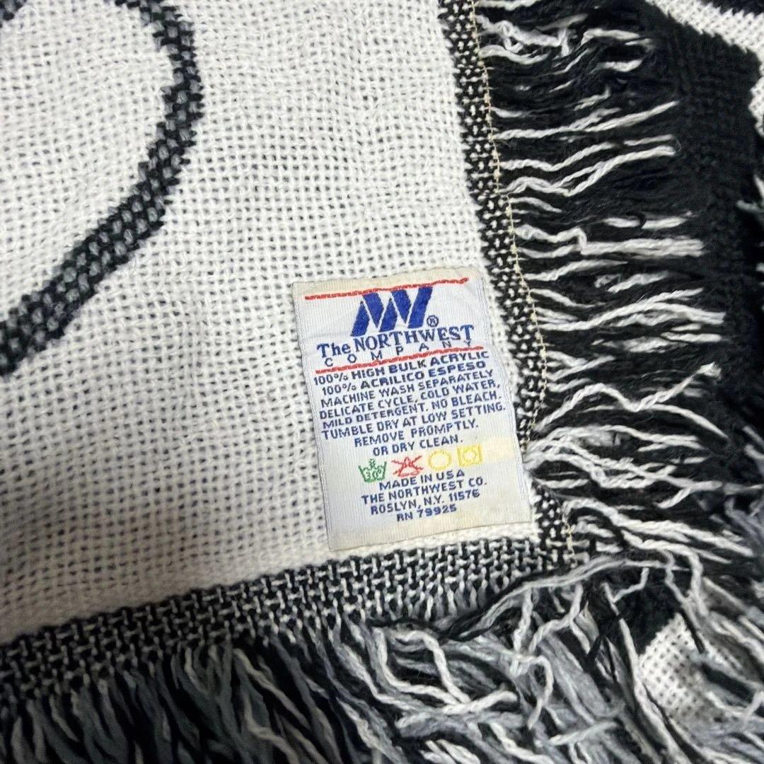 ウィスキー　ジャックダニエル　ブランケット　マルチカバー　ラグ　148x118