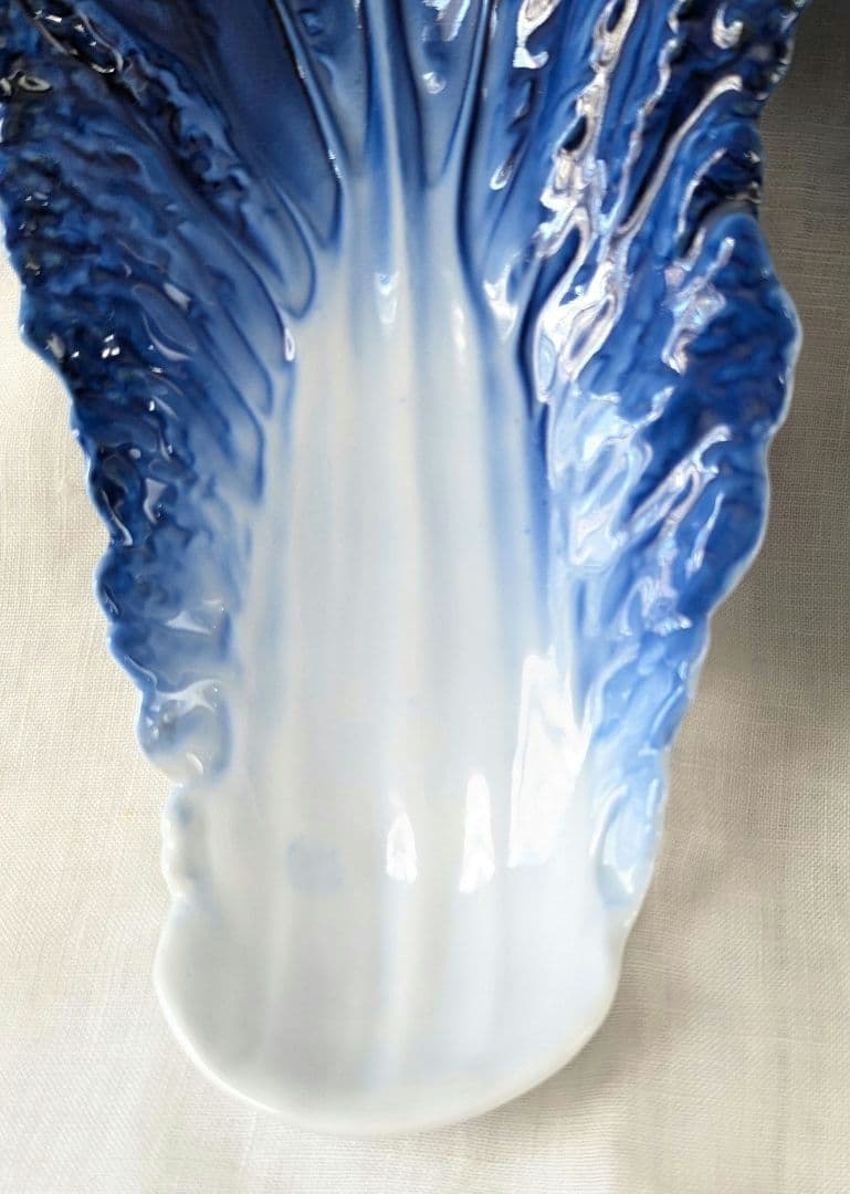 【26日迄】オールド深川製磁　白菜長皿　５客揃　稀少