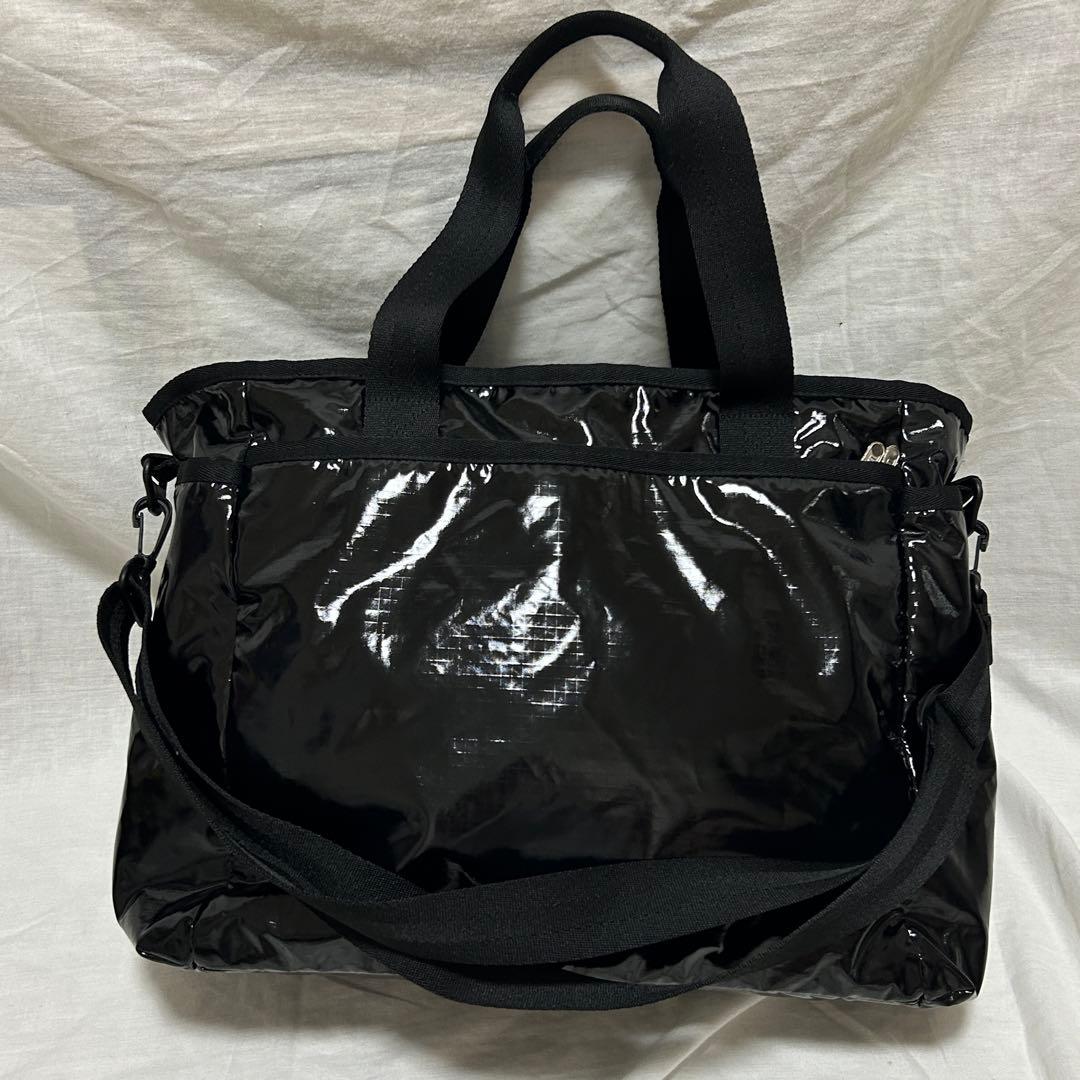 【美品】 ひとりっぷ×レスポートサック　ライアントラベルトート　ブラック