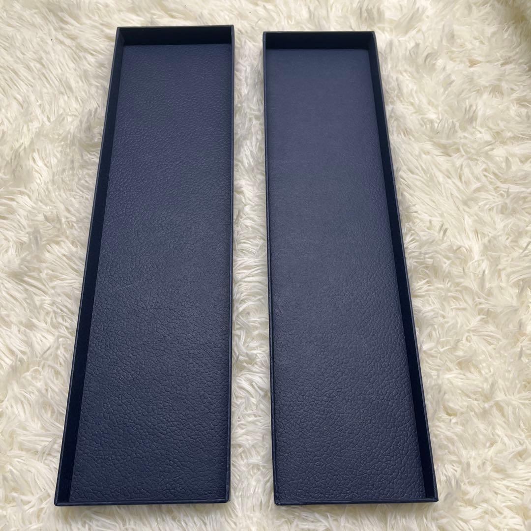 【未使用】DIOR ディオール ネクタイ 紺 トロッター　シルク ナロータイ